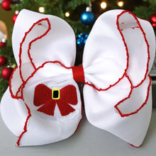  5" x 4" Embroidered Bow and moon stitch. 4pcs/$12.00 BW-DSG-B265