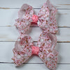 Approx. 4"  Ghost printed mini bows. 12pcs/$13.99 BW-DSG-B273