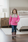 Pink Christmas character, made with thick fleece. GT080104-JEAN