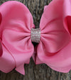 FANTASY ROSE 6.5" WIDE HAIR BOWS. 5PCS/$10.00 DOUBLE LAYER. BW-152-S