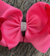 CAMELLIA ROSE 6.5" WIDE HAIR BOWS. 5PCS/$10.00 DOUBLE LAYER. BW-157-S