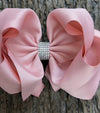 SWEET NECTAR 6.5" WIDE HAIR BOWS. 5PCS/$10.00 DOUBLE LAYER. BW-161-S