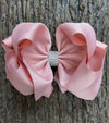 SWEET NECTAR 6.5" WIDE HAIR BOWS. 5PCS/$10.00 DOUBLE LAYER. BW-161-S