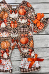Cute pumpkin printed girls romper. RPG53658 AMY