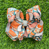 Fall Patchwork printed double layer hair bows. 4PCS/$10.00 BW-DSG-5153