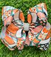 Fall Patchwork printed double layer hair bows. 4PCS/$10.00 BW-DSG-5153