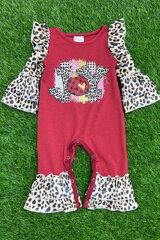 🔶JOY" GRAPHIC PRINTED BABY ROMPER WITH ANIMAL PRINTED SLEEVES. LC-RP-2116065-SOL