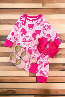  Come on let's go party Character full body baby onesie. LR071702-WENDI
