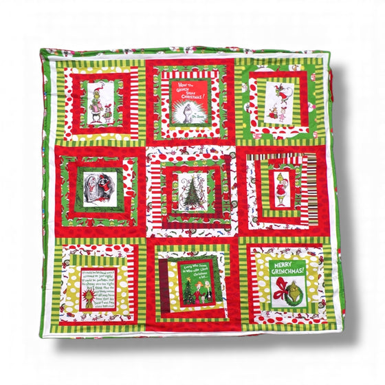Grinc* printed baby blanket. 32" x 32"  BL060305-32*32inches