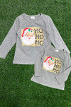 🔶MOM-GRAY SANTA PRINTED LONG SLEEVE SHIRTS. CXSY-503883-SOL