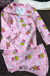 Pink Christmas Character girls jacket and pants. Hi-performance set. GLP040802-SOL