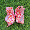 5" Moon stitch pumpkin printed hairbows. 4PCS/$10.50 BW-DSG-B253