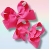 Medium scalloped hair bow (5" X 3" (1.5" Ribbon)