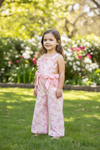 Pink Cherry blossom romper. (UNDER TEE NOT INCLUDED) PNG60228 JEAN