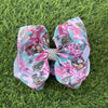 Pink cow western printed double layer hair bows. 4pcs/$10.00 BW-DSG-5114