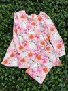 Lt. Pink Halloween printed Active wear dress with undershorts. GLD0505-19-AMY