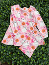 Lt. Pink Halloween printed Active wear dress with undershorts. GLD0505-19-AMY