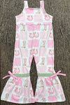Pink Western patchwork girls romper. (Shirt not included) GSD040801-2MON