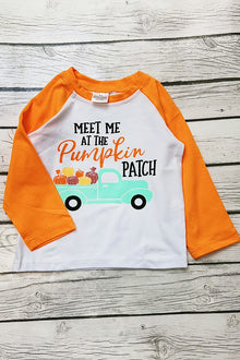  Meet me at the pumpkin patch boys tee-shirt. CX-318465