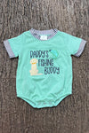 Mint "Daddy's Fishing Buddy baby bodysuit. SR0894-AMY
