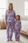 K-multi WOMEN printed character 2 piece set pajamas. PJW60011 SOL