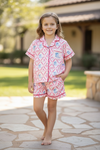 Girls cowgirl boot printed girls pajamas. PJG50672 AMY
