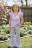 Easter bunny ears applique top & bottoms. OFG60113 AMY-