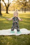 Concho heart printed romper from baby to big girls. (Shirt not included) SR101507-AMY