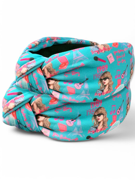 Printed Girls headbands. 3pcs/$10.50 Hb-2025-A2