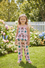 Pink gingham w/printed concho, coquette bow & cow 2 piece set. OFG60876 AMY