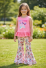 K-P ruffle tunic and pants. OFG60966 SOL
