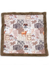 RODEO" western printed baby blanket. BL121105-32*32inches
