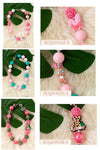 Cute Easter bubble necklace. 3pcs/$15.00