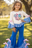 DR. S Character printed 2 piece set. OFG60221 JEAN