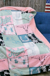 50" x 60" Throw blanket Rodeo western blanket.