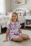 Howdy" Western & butterfly multi printed girls pajamas. GSSO101509-AMY