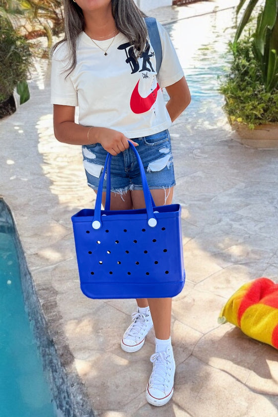 Beach Bag-Tote made of rubber beach bag. Available in 9 colors. Tote-2024-🏖️