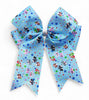 Girls printed hair bows w/alligator clip. 4PCS/$10.00