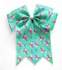 Girls printed hair bows w/alligator clip. 4PCS/$10.00