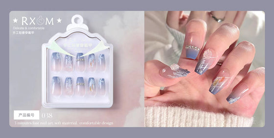 Beautiful women press on nail set / 5 piece nail kit. Choose your favorite!! A-1