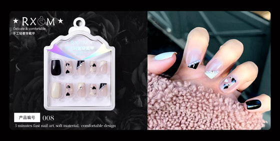 Beautiful women press on nail set / 5 piece nail kit. Choose your favorite!! A-1
