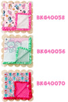 BB-2024A: Multi-printed character baby blanket.