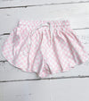 Lt. Pink & white checkered shorts. SS020402-AMY