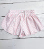 Lt. Pink & white checkered shorts. SS020402-AMY