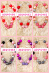 NCC-1 Multi-color bubble necklace. 3pcs/$12.00