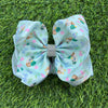 6.5"Mallard Duck Character printed hair bows. 4pcs/$10.00. BW-DSG-5080