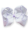 5" Moon Stitch cute hair bows. 4pcs/$10.00 BW-DSG-B12