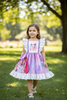 K-Pop Themed dress with ruffle hem and angel sleeve. DRG61741 SOL
