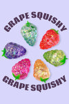 3" Grape Squishy stress toy. #1671-Grape