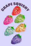 3" Grape Squishy stress toy. #1671-Grape